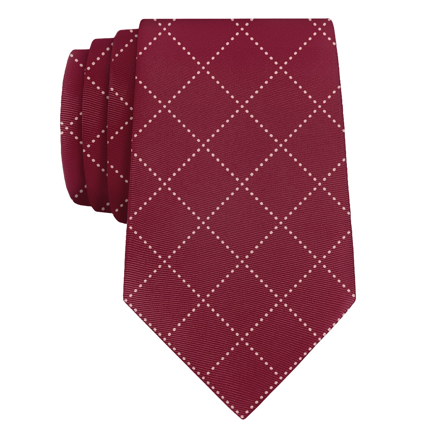 Quilted Plaid Necktie - Rolled - Knotty Tie Co.