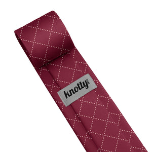 Quilted Plaid Necktie - Tag - Knotty Tie Co.
