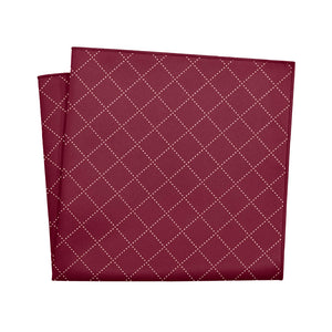 Quilted Plaid Pocket Square - 12" Square - Knotty Tie Co.