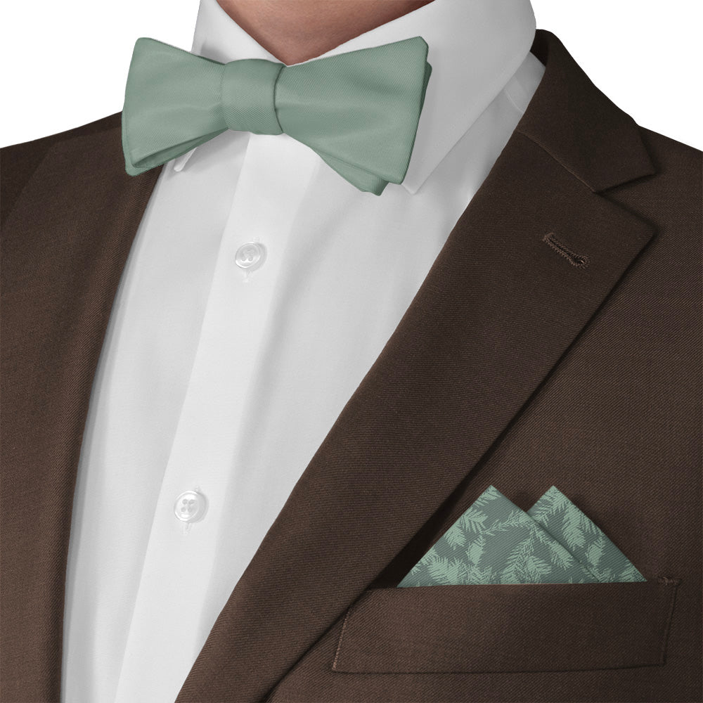 Redwood Pocket Square - Matching Bow Tie - Knotty Tie Co.