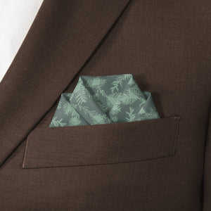 Redwood Pocket Square - Scalloped Fold - Knotty Tie Co.