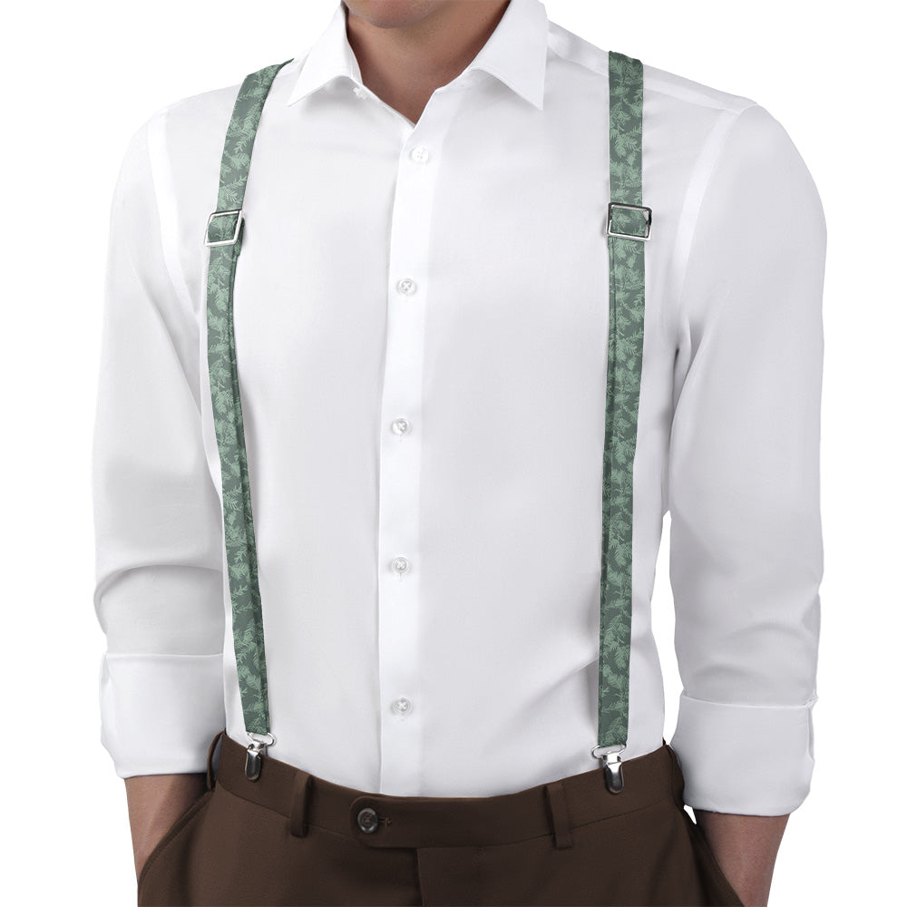 Redwood Suspenders - Main View - Knotty Tie Co.