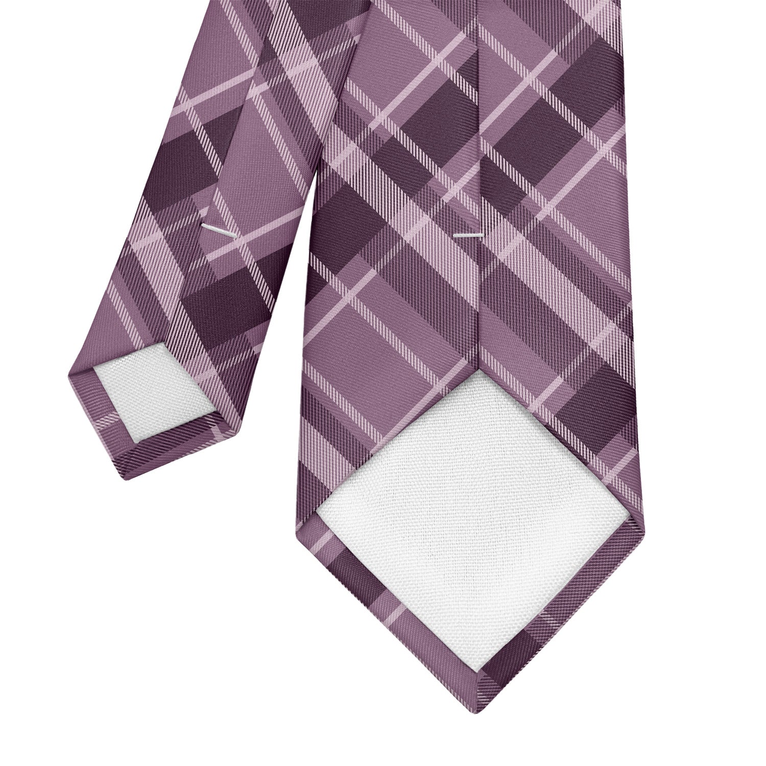 Regal Plaid Necktie - Tipping - Knotty Tie Co.