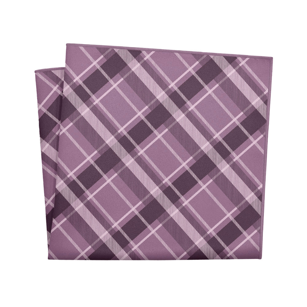 Regal Plaid Pocket Square - 12" Square - Knotty Tie Co.