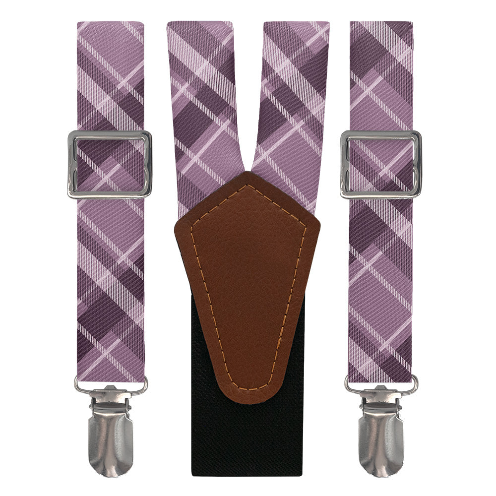 Regal Plaid Suspenders - Main View - Knotty Tie Co.