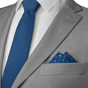 Rescue Diver Pocket Square - Matching Necktie- Knotty Tie Co.