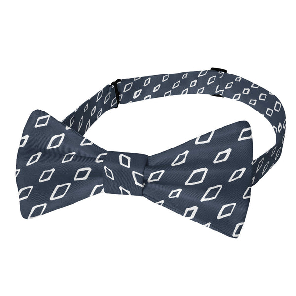 VERTICAL BOW TIE 'THE BLUE RHOMBUS