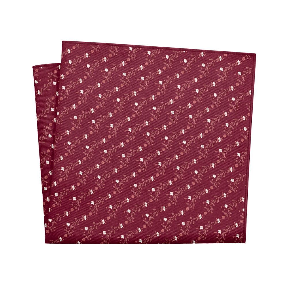 Riviere Floral Pocket Square - 12" Square - Knotty Tie Co.