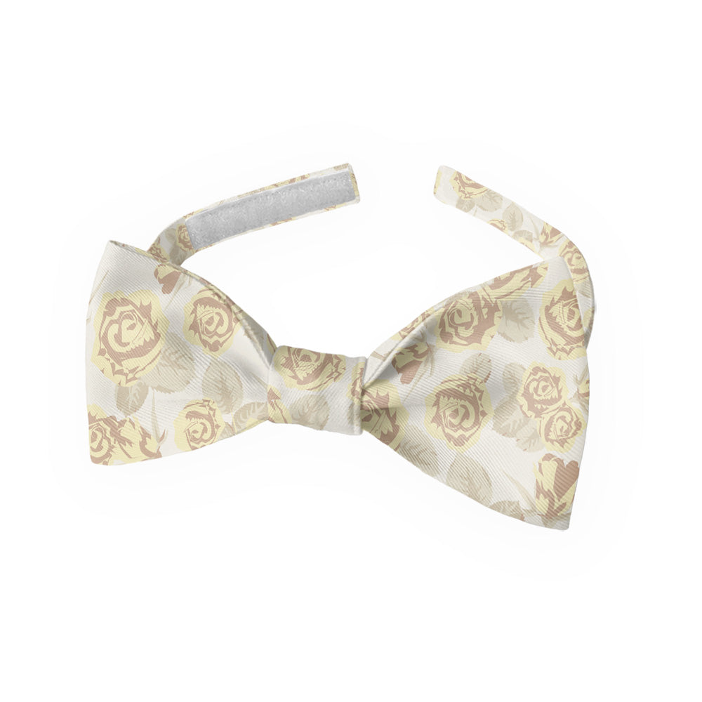 Rose Bud Floral Bow Tie - Baby Pre-Tied 9.5-12.5" - Knotty Tie Co.