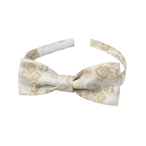 Rose Bud Floral Bow Tie - Hardware - Knotty Tie Co.