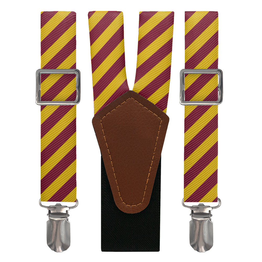 Rugby Stripe Suspenders - Main View - Knotty Tie Co.