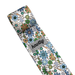 Rural Floral Necktie - Tag - Knotty Tie Co.