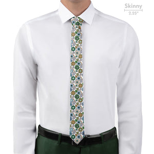 Rural Floral Necktie - Skinny - Knotty Tie Co.