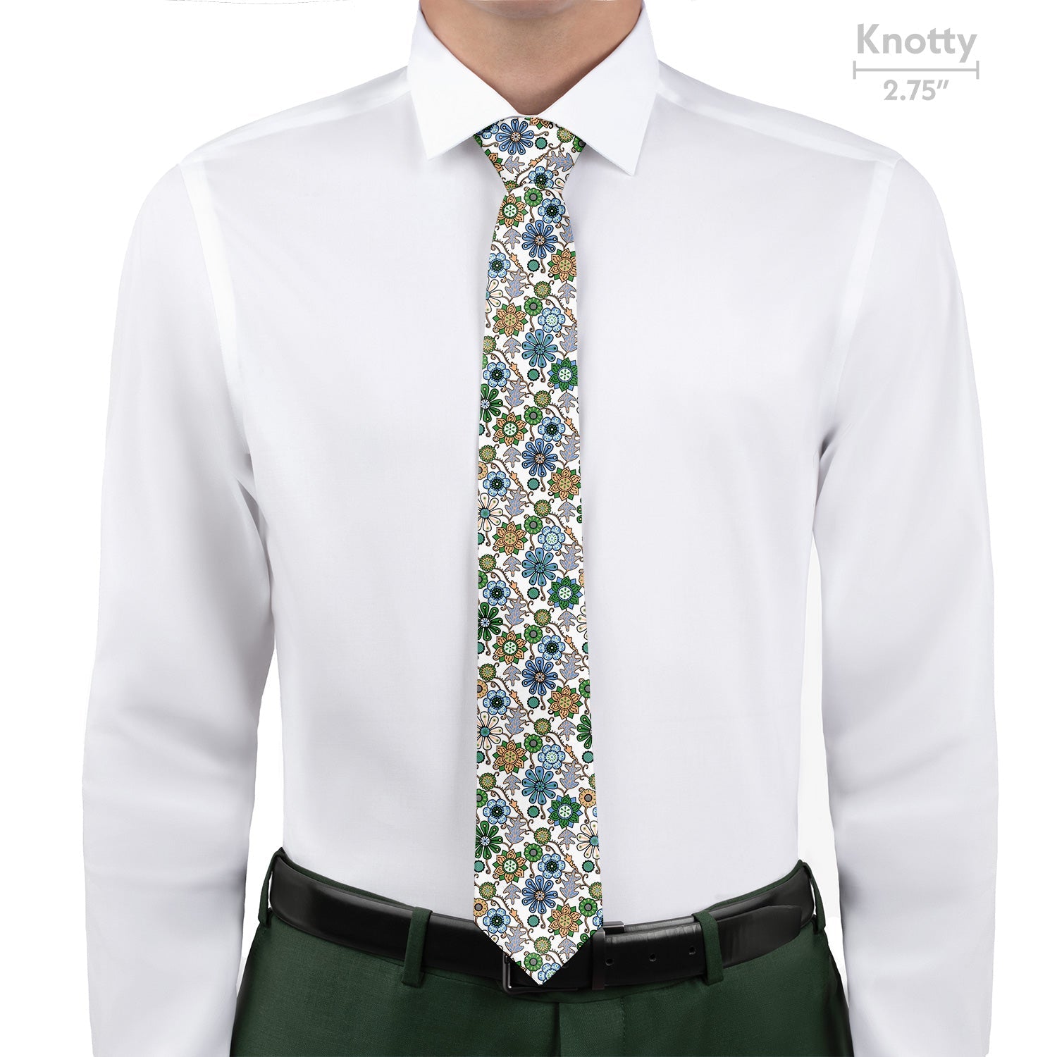 Rural Floral Necktie - Knotty - Knotty Tie Co.