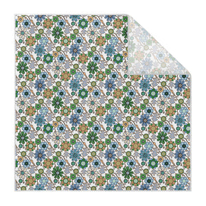 Rural Floral Pocket Square - Printed - Knotty Tie Co.