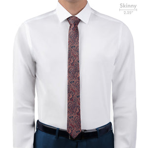 Rustica Paisley Necktie - Skinny - Knotty Tie Co.