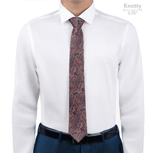 Rustica Paisley Necktie - Knotty - Knotty Tie Co.