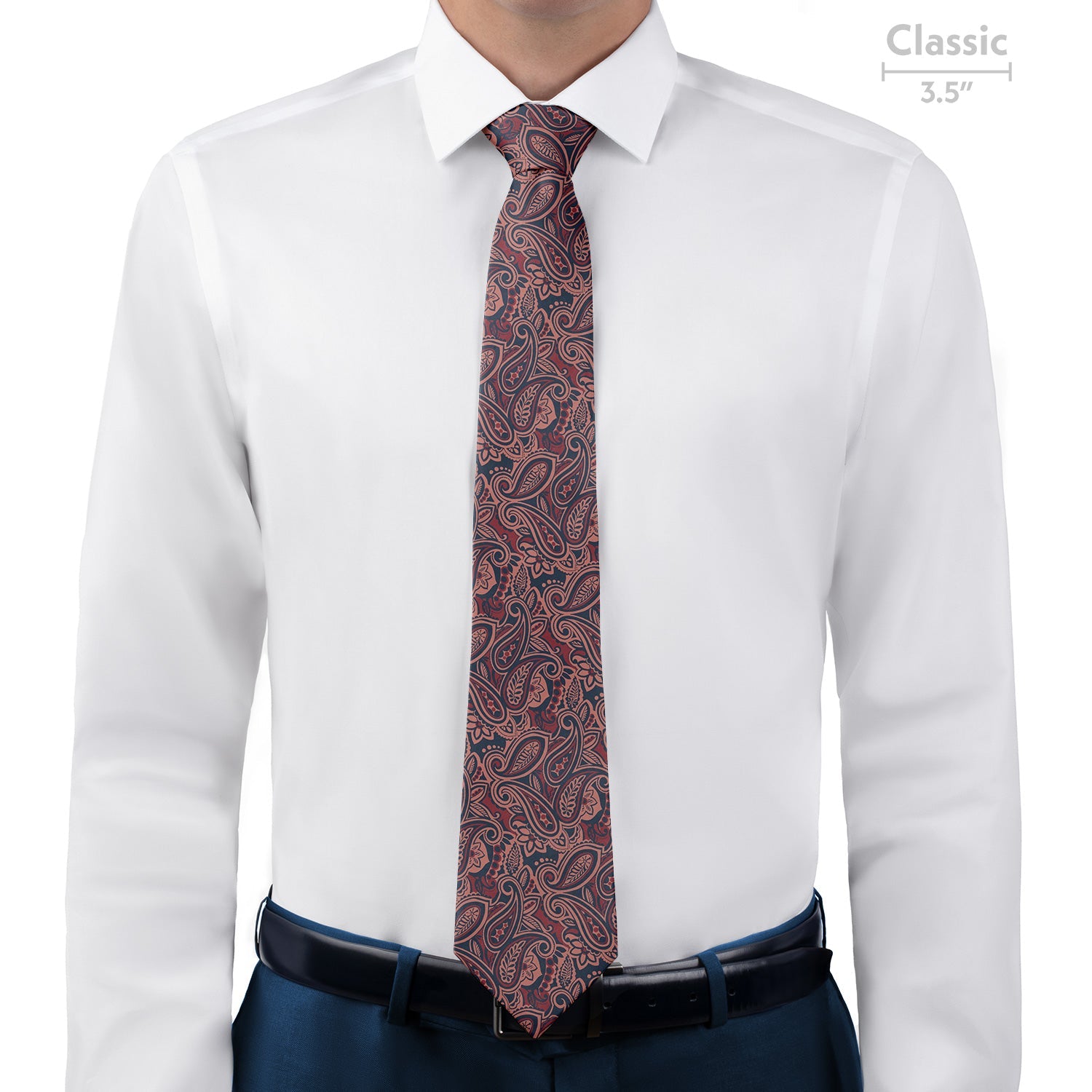 Rustica Paisley Necktie - Classic - Knotty Tie Co.