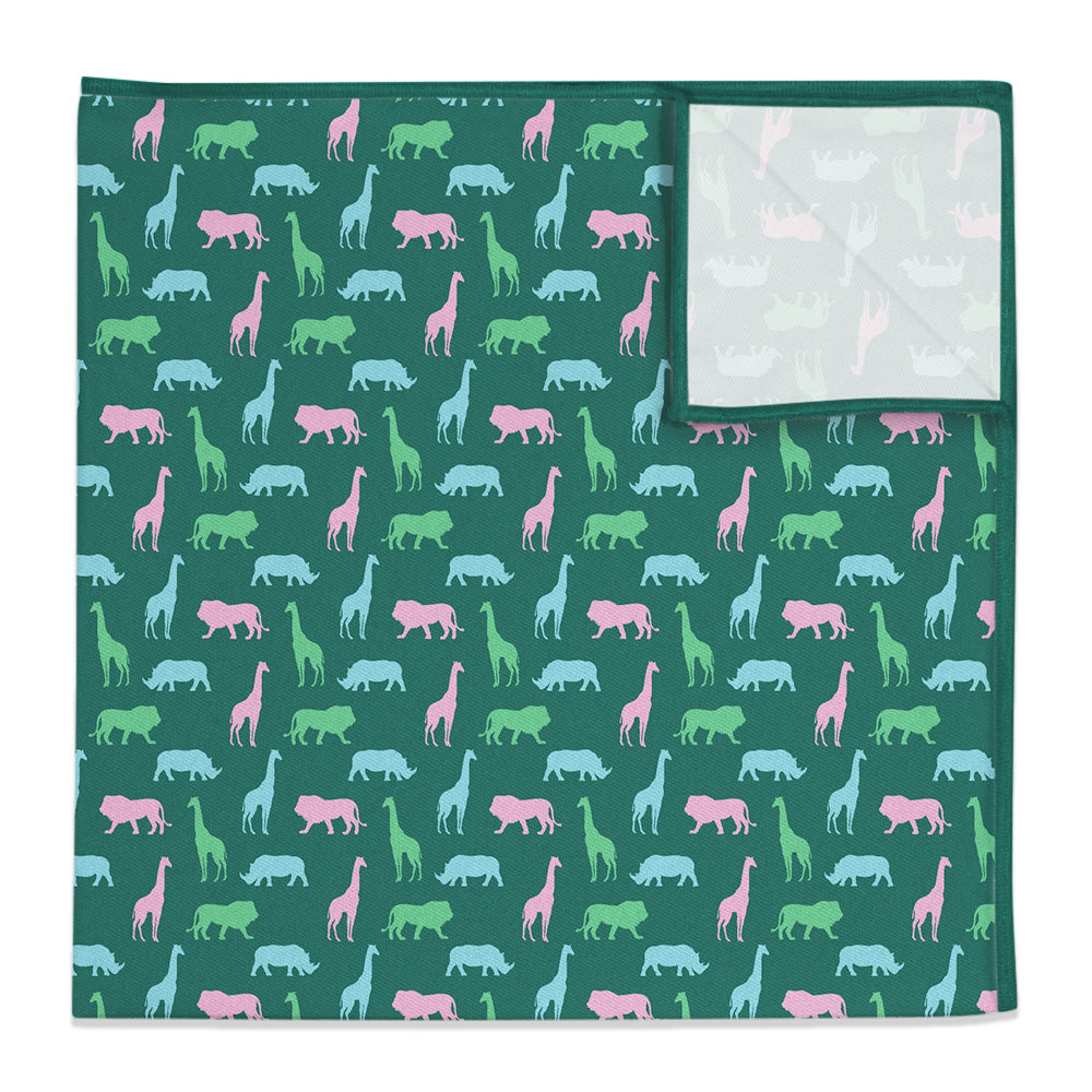 Safari Pocket Square - 12" Square - Knotty Tie Co.