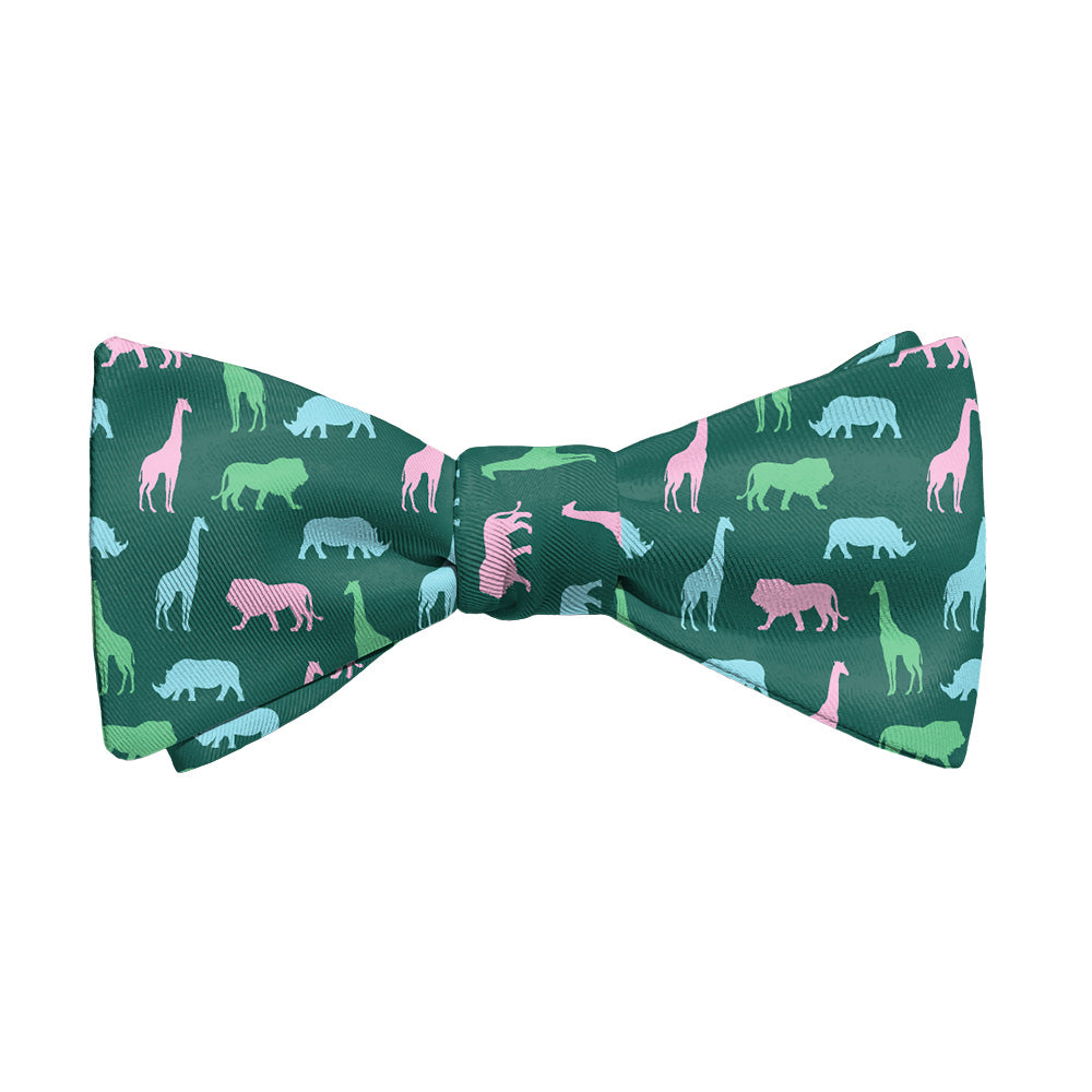 Safari Bow Tie - Adult Extra-Long Self-Tie 18-21" - Knotty Tie Co.