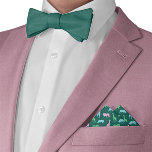 Safari Pocket Square - Matching Bow Tie - Knotty Tie Co.