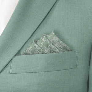 Sagebrush Pocket Square - Stairs Fold - Knotty Tie Co.