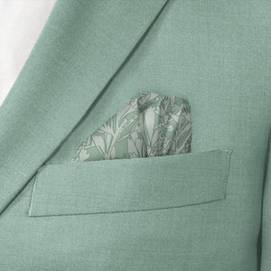 Sagebrush Pocket Square - Wave Fold - Knotty Tie Co.