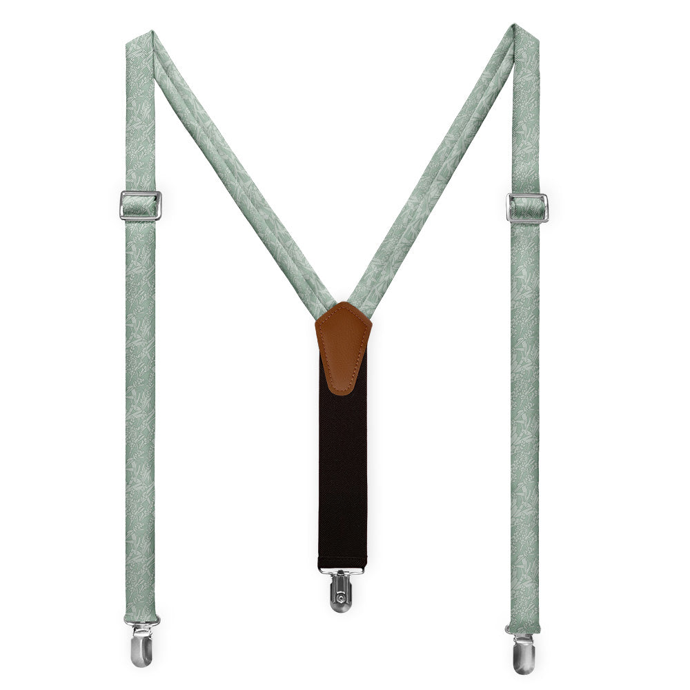 Sagebrush Suspenders - Full Front View - Knotty Tie Co.