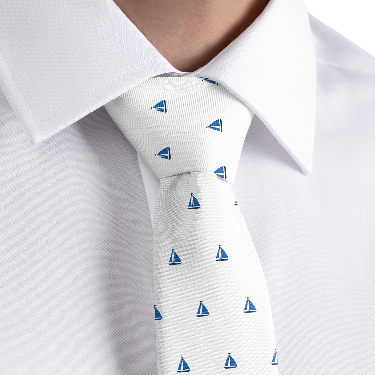 Sail Boats Necktie - Dress Shirt - Knotty Tie Co.