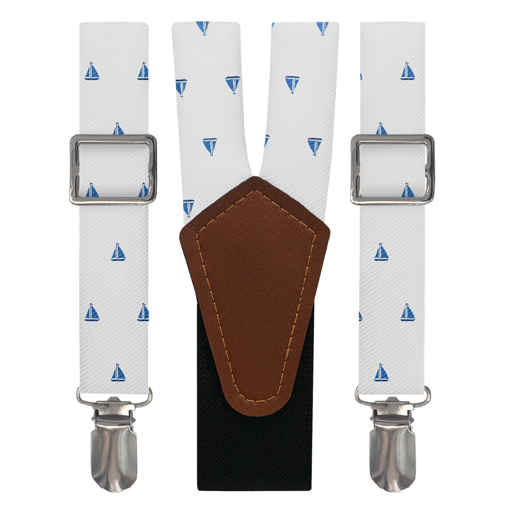 Sail Boats Suspenders - Main View - Knotty Tie Co.