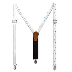 Sail Boats Suspenders - Full Front View - Knotty Tie Co.