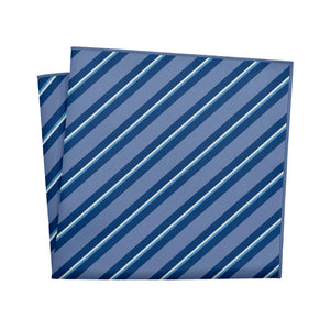 Salem Stripe Pocket Square - 12" Square - Knotty Tie Co.