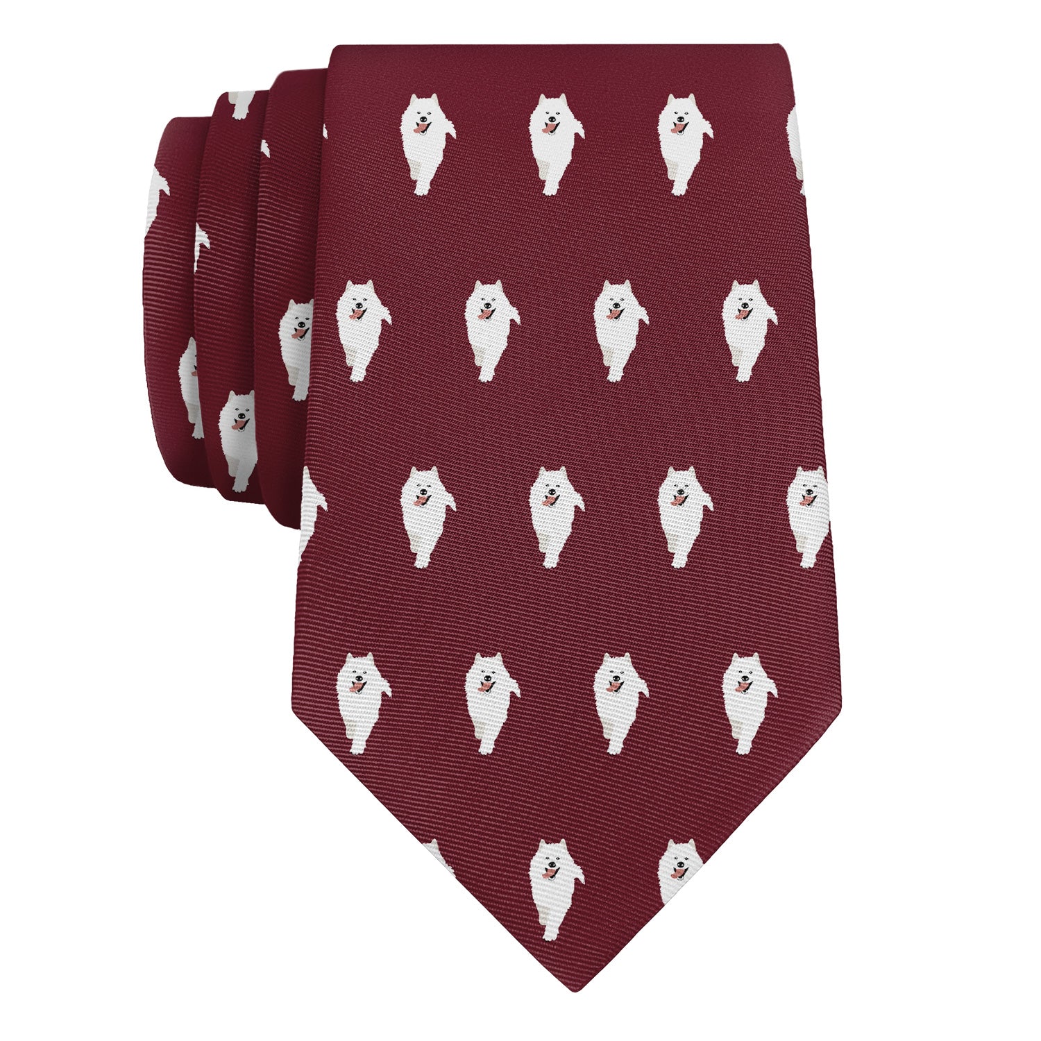 Samoyed Necktie - Rolled - Knotty Tie Co.