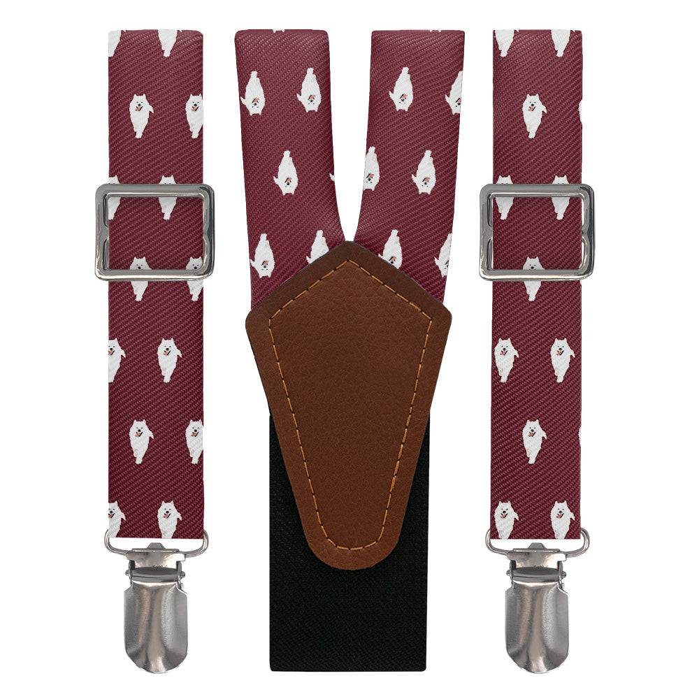 Samoyed Suspenders - Main View - Knotty Tie Co.