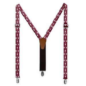 Samoyed Suspenders - Full Front View - Knotty Tie Co.