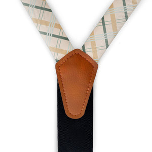 Savannah Plaid Suspenders - Hardware and Strap - Knotty Tie Co.