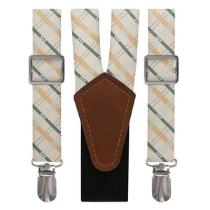 Savannah Plaid Suspenders - Main View - Knotty Tie Co.