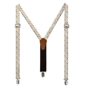 Savannah Plaid Suspenders - Full Front View - Knotty Tie Co.