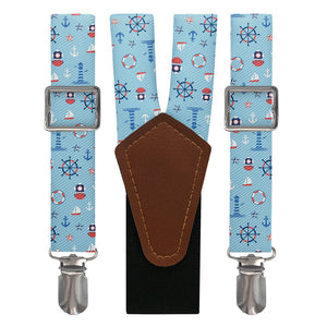 Sea Faring Suspenders - Main View - Knotty Tie Co.