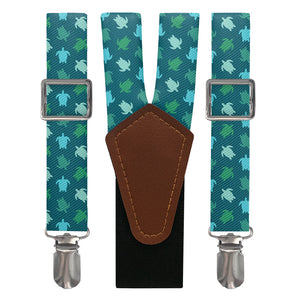 Sea Turtles Suspenders - Main View - Knotty Tie Co.