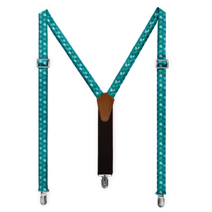 Sea Turtles Suspenders - Full Front View - Knotty Tie Co.