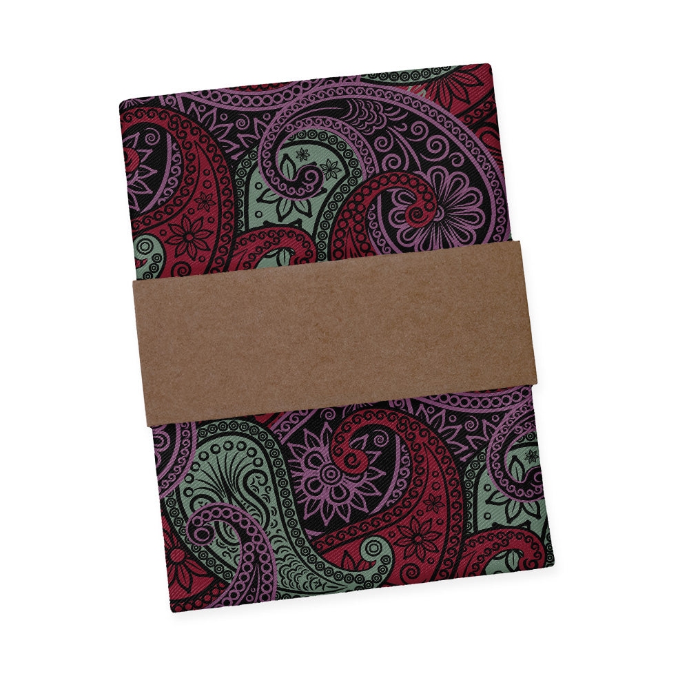 Sebastian Paisley Pocket Square - Packaging - Knotty Tie Co.