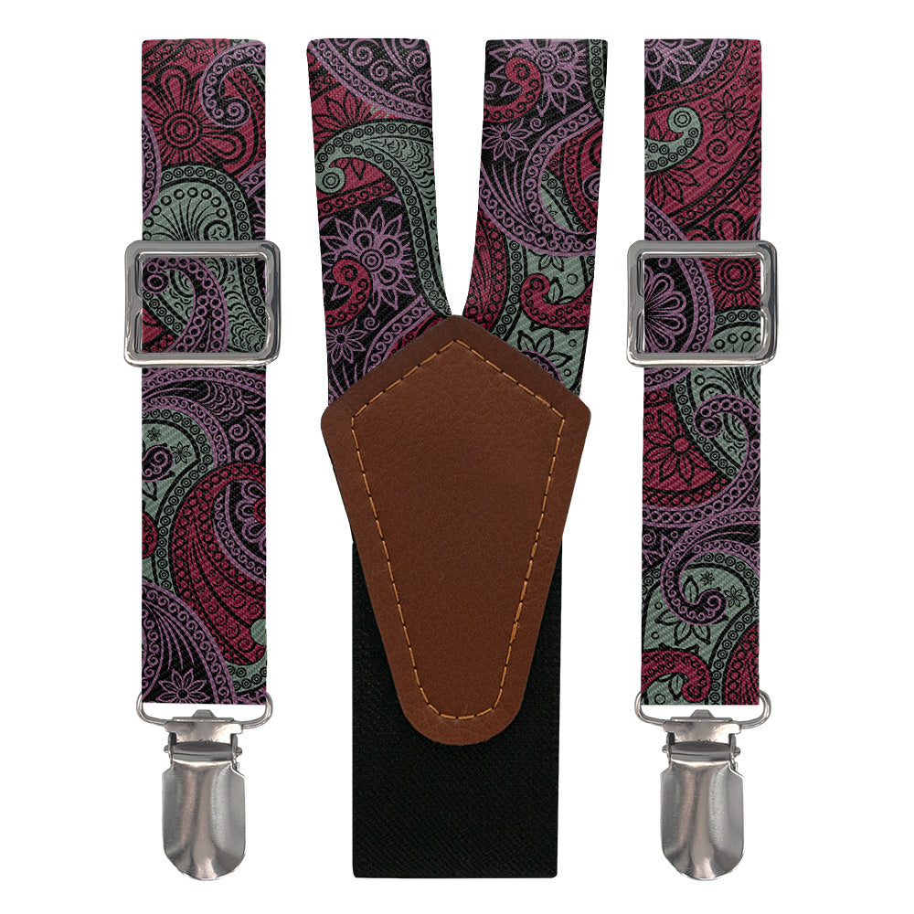 Sebastian Paisley Suspenders - Main View - Knotty Tie Co.