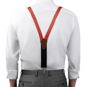 Semper Fi Suspenders - On Model Front View - Knotty Tie Co.