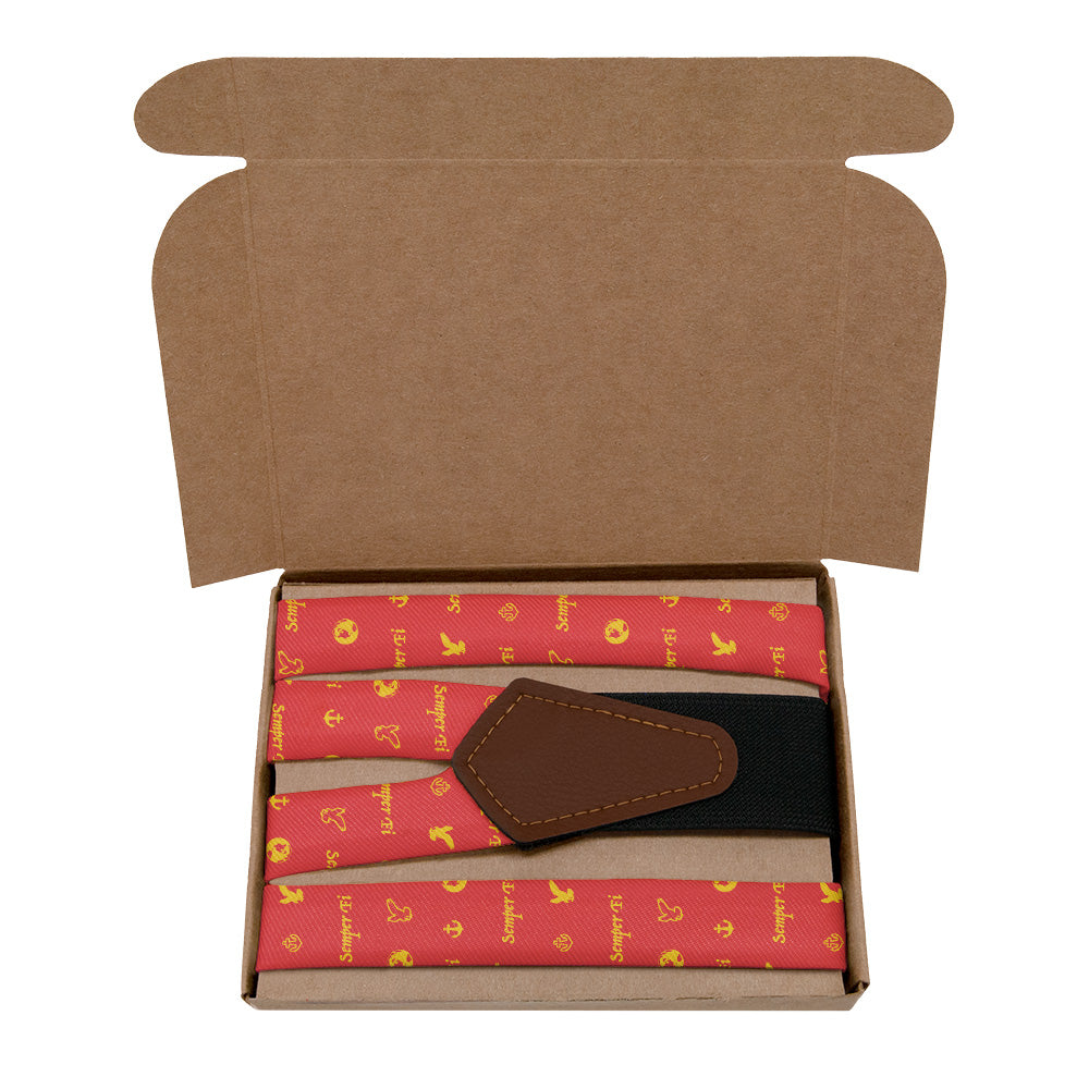 Semper Fi Suspenders - Kraft Gift Box Packaging - Knotty Tie Co.