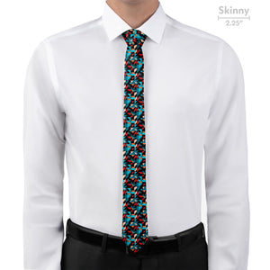 Seventh Sense Geo Necktie - Skinny - Knotty Tie Co.