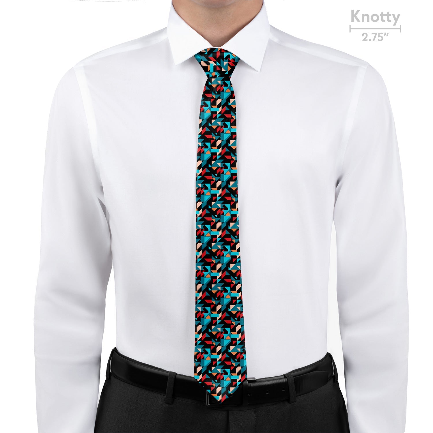 Seventh Sense Geo Necktie - Knotty - Knotty Tie Co.