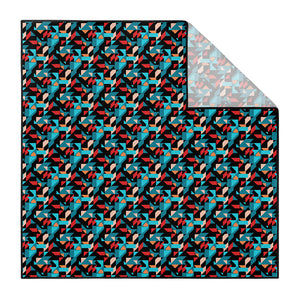 Seventh Sense Geo Pocket Square - Printed - Knotty Tie Co.