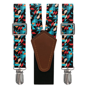 Seventh Sense Geo Suspenders - Main View - Knotty Tie Co.