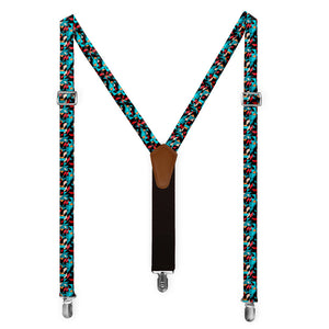 Seventh Sense Geo Suspenders - Full Front View - Knotty Tie Co.